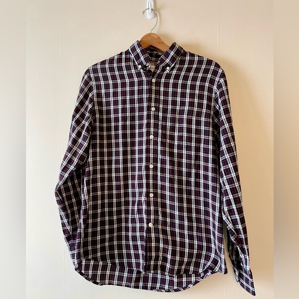 Dockers Shirt-Red and White-Size S